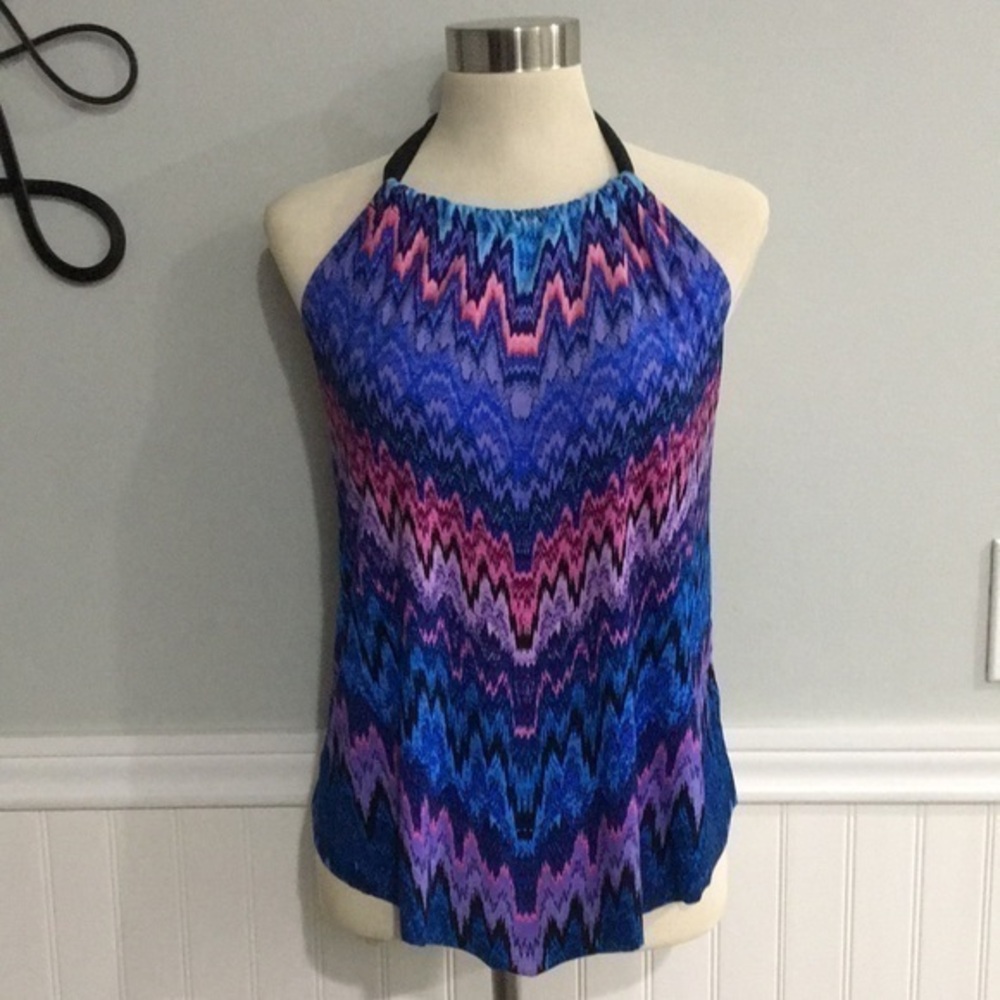 Aqua Green Halter Swim Tankini size Small